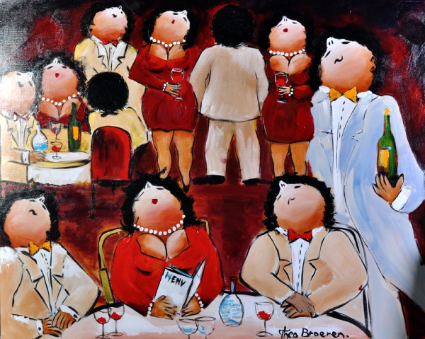 Theo Broeren + Staande receptie